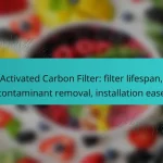 Activated Carbon Filter: filter lifespan, contaminant removal, installation ease