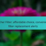 Pitcher Filter: affordable choice, convenient, filter replacement alerts